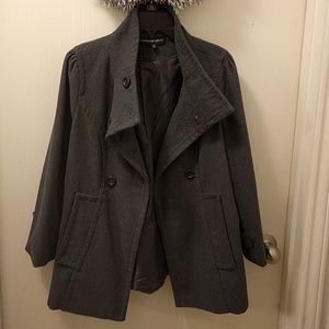 Trenchcoat, Grey, good condition.